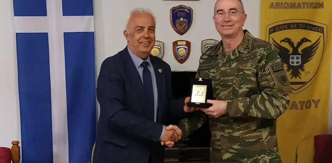 ΕΑΑΣ ΛΑΡΙΣΑΣ: Εθιμοτυπική επίσκεψη Στρατηγού Διοικητή 1ης ΣΤΡΑΤΙΑΣ
